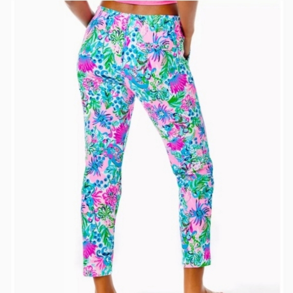 NWT!!! LILLY PULITZER 28" EMORA KNIT PANT IN MANDEVILLE BABY!!SIZE XXS - Picture 2 of 6